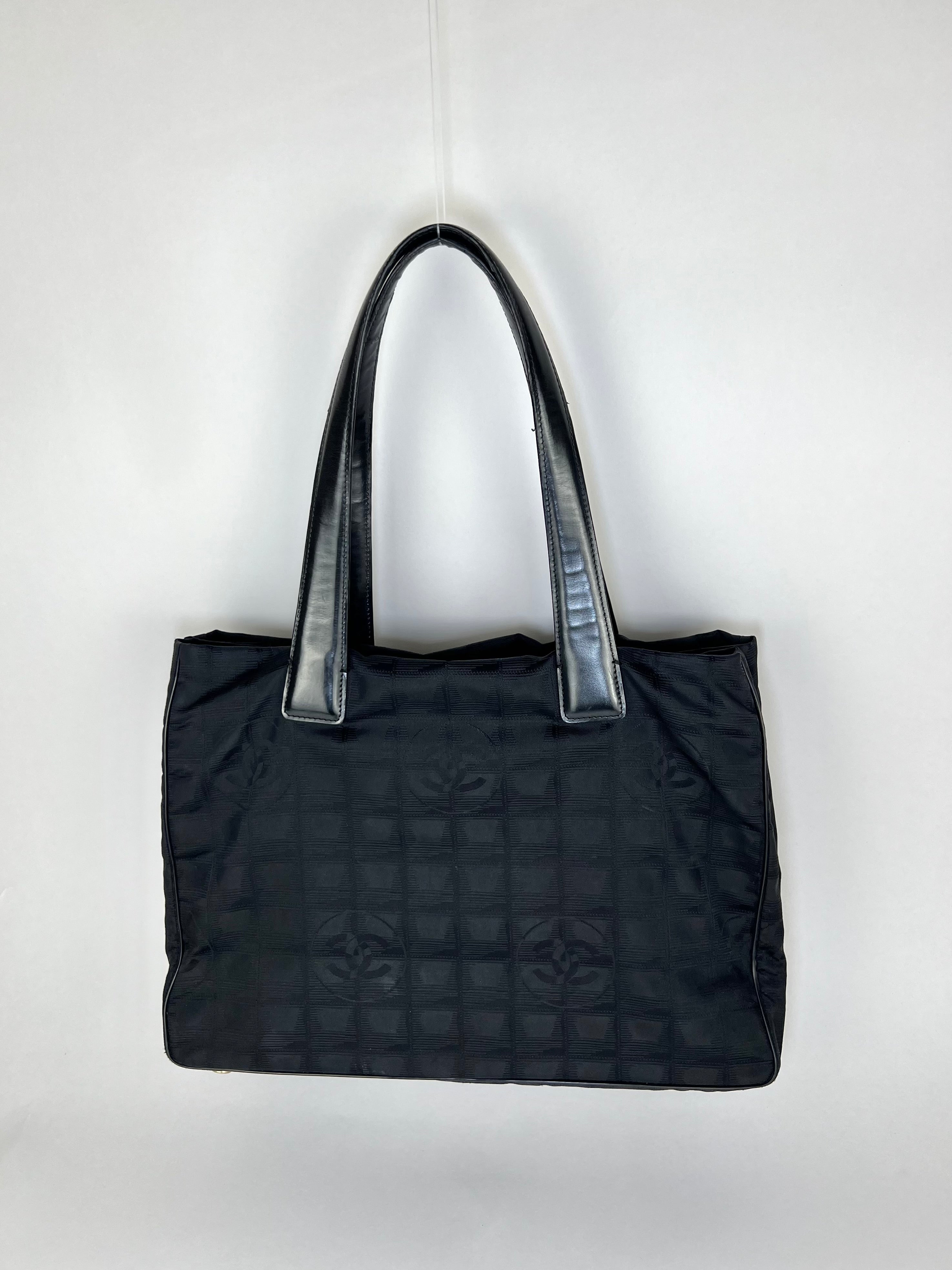 Chanel Ligne Black Travel Tote