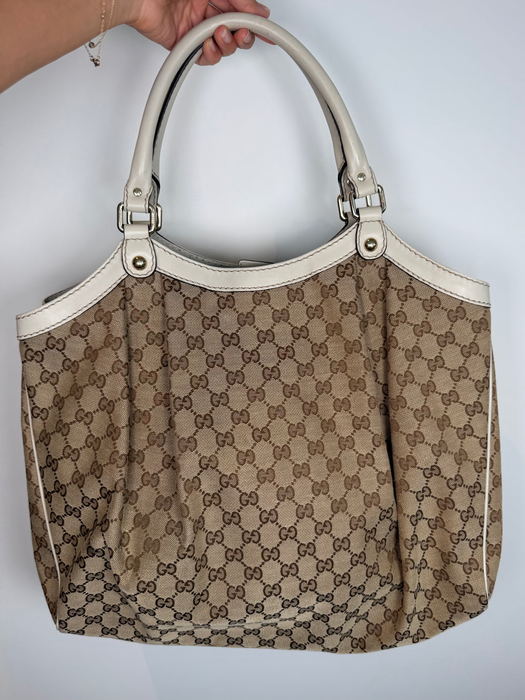 Gucci Monogram Sukey Hobo Bag