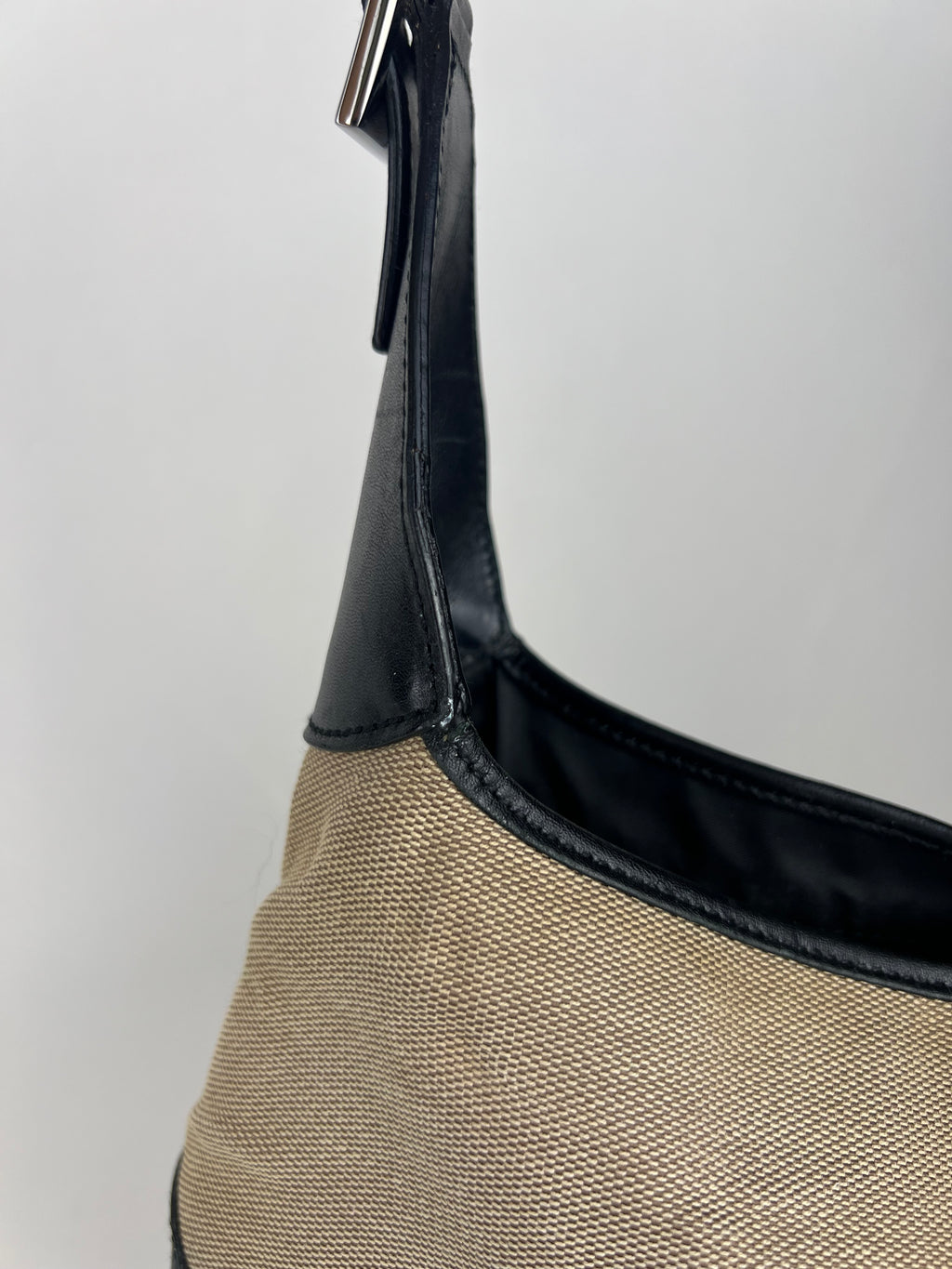 Gucci Jackie Canvas Shoulder Bag