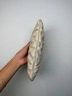 Gucci Taupe Monogram Charm Wristlet
