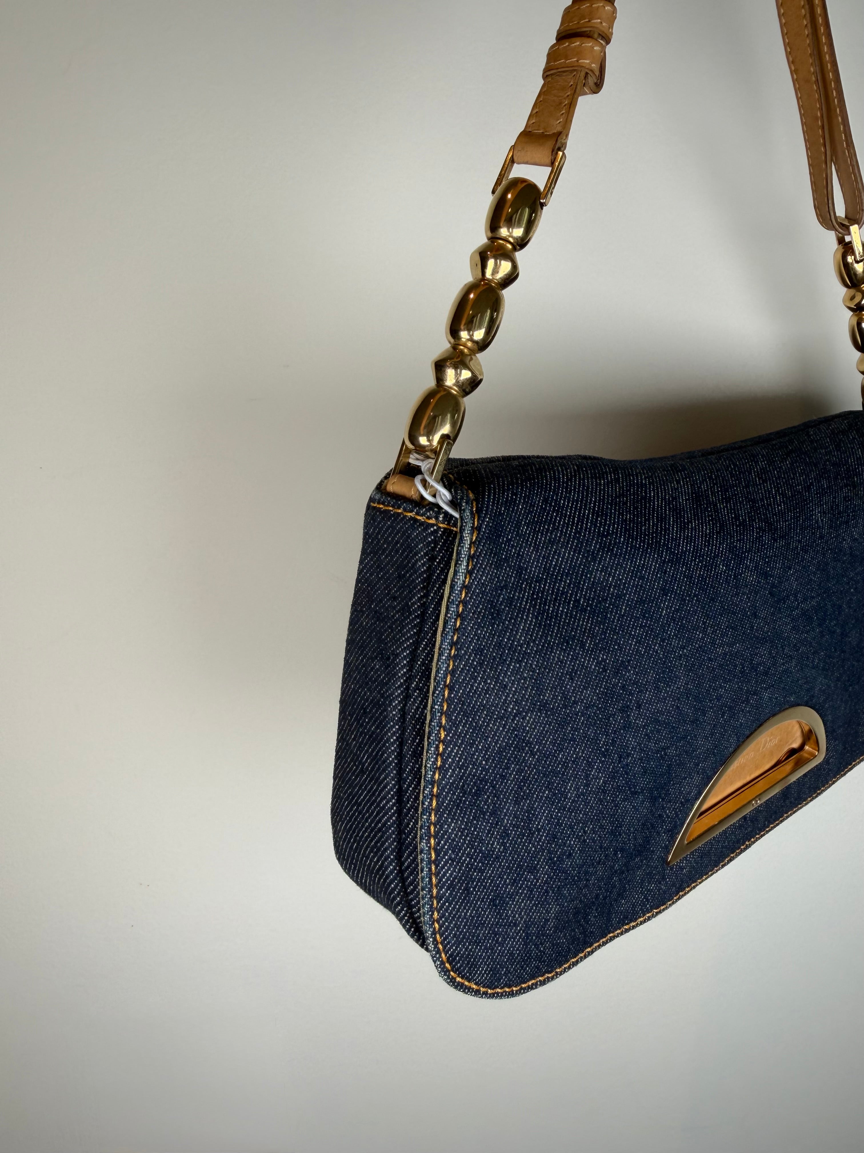 Christian Dior Denim Malice Shoulder Bag