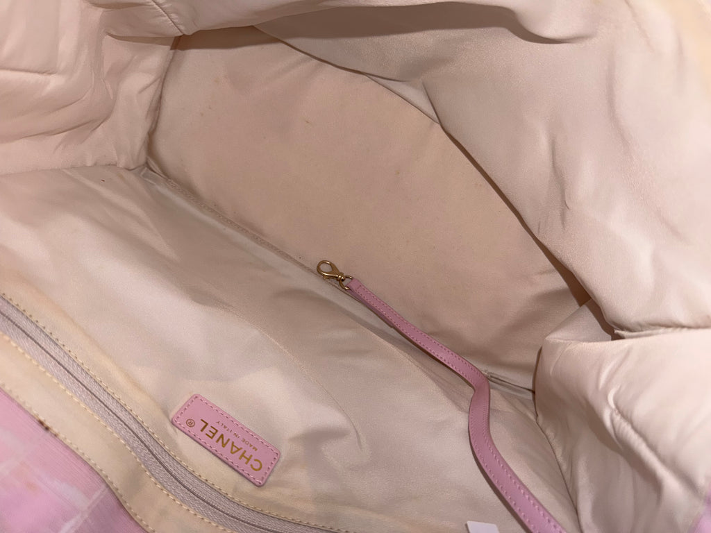 Chanel Ligne Pink Travel Tote
