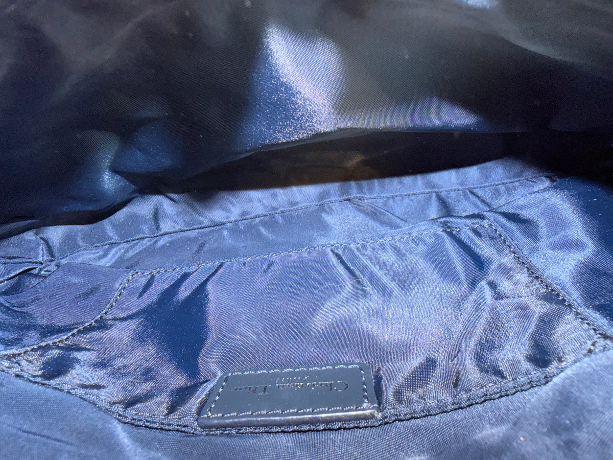 Christian Dior Navy Trotter Shoulder Bag