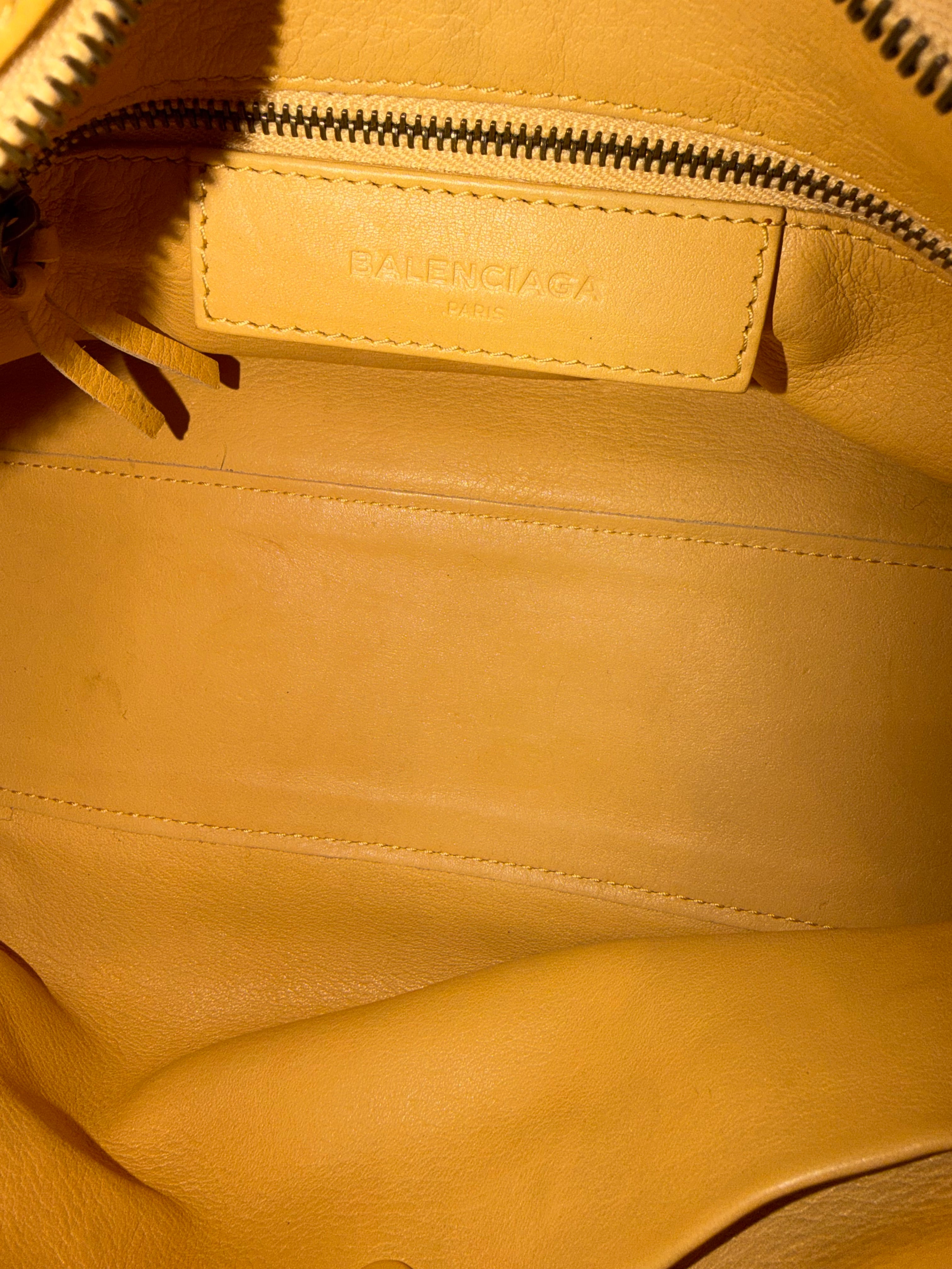 Balenciaga Blackout City Bag in Beige Ocre