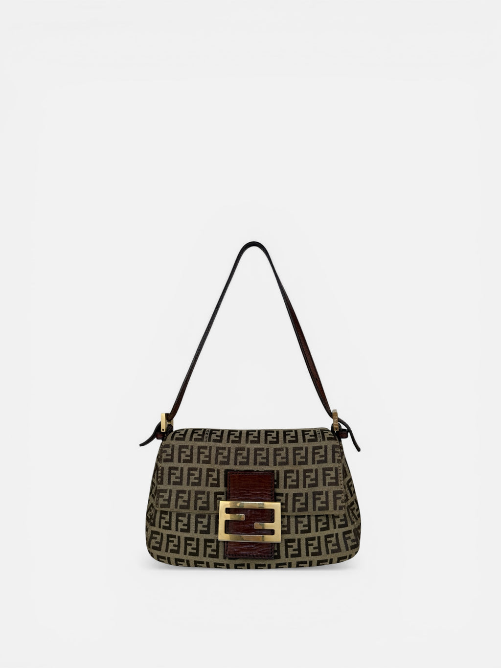 Fendi Zucchino Vitello Mini Mamma Baguette
