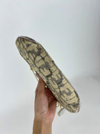 Fendi Zucca Metallic Limited Edition Charm Shoulder Bag