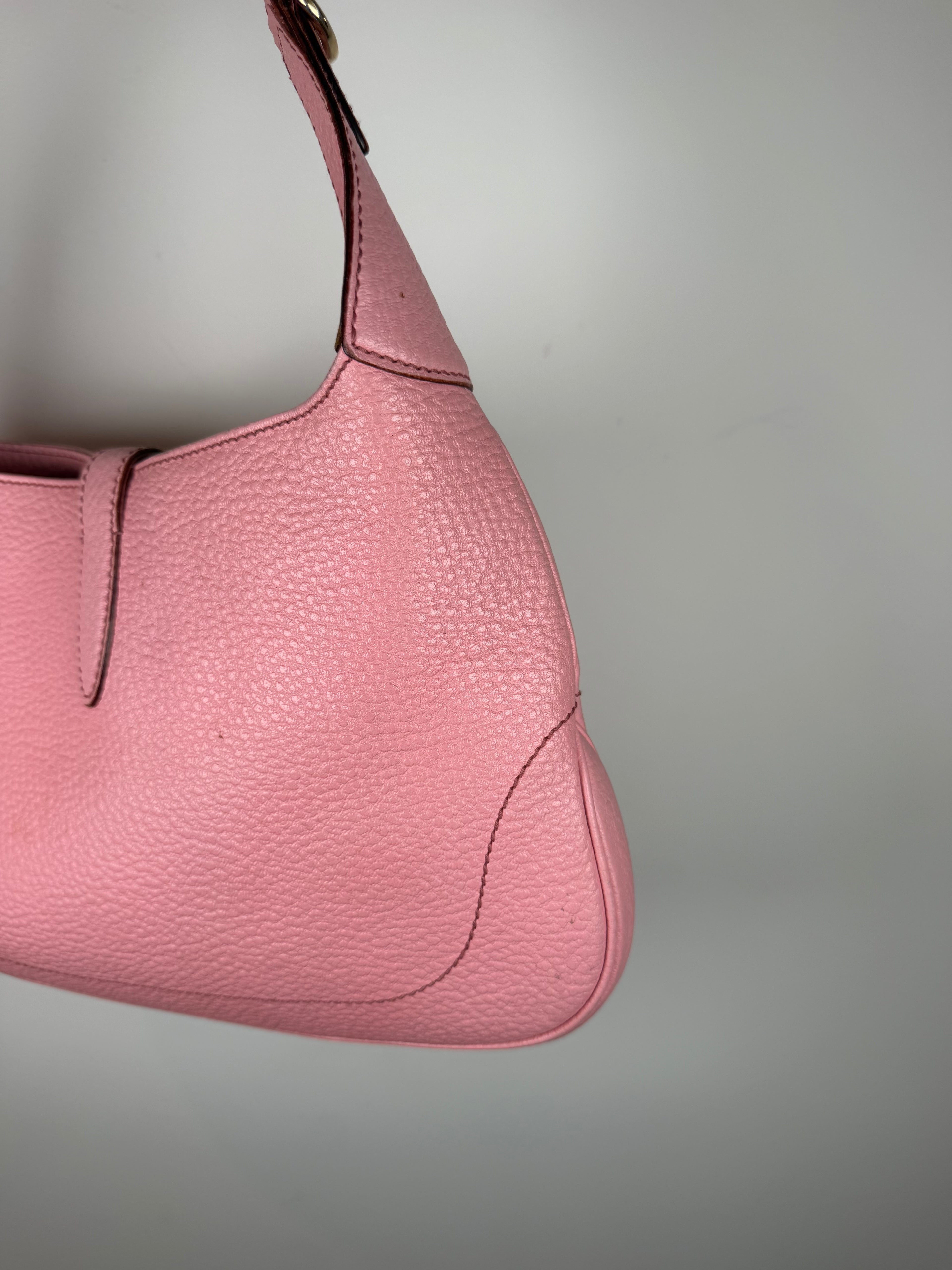 Gucci Piston Lock Pink Jackie Bag