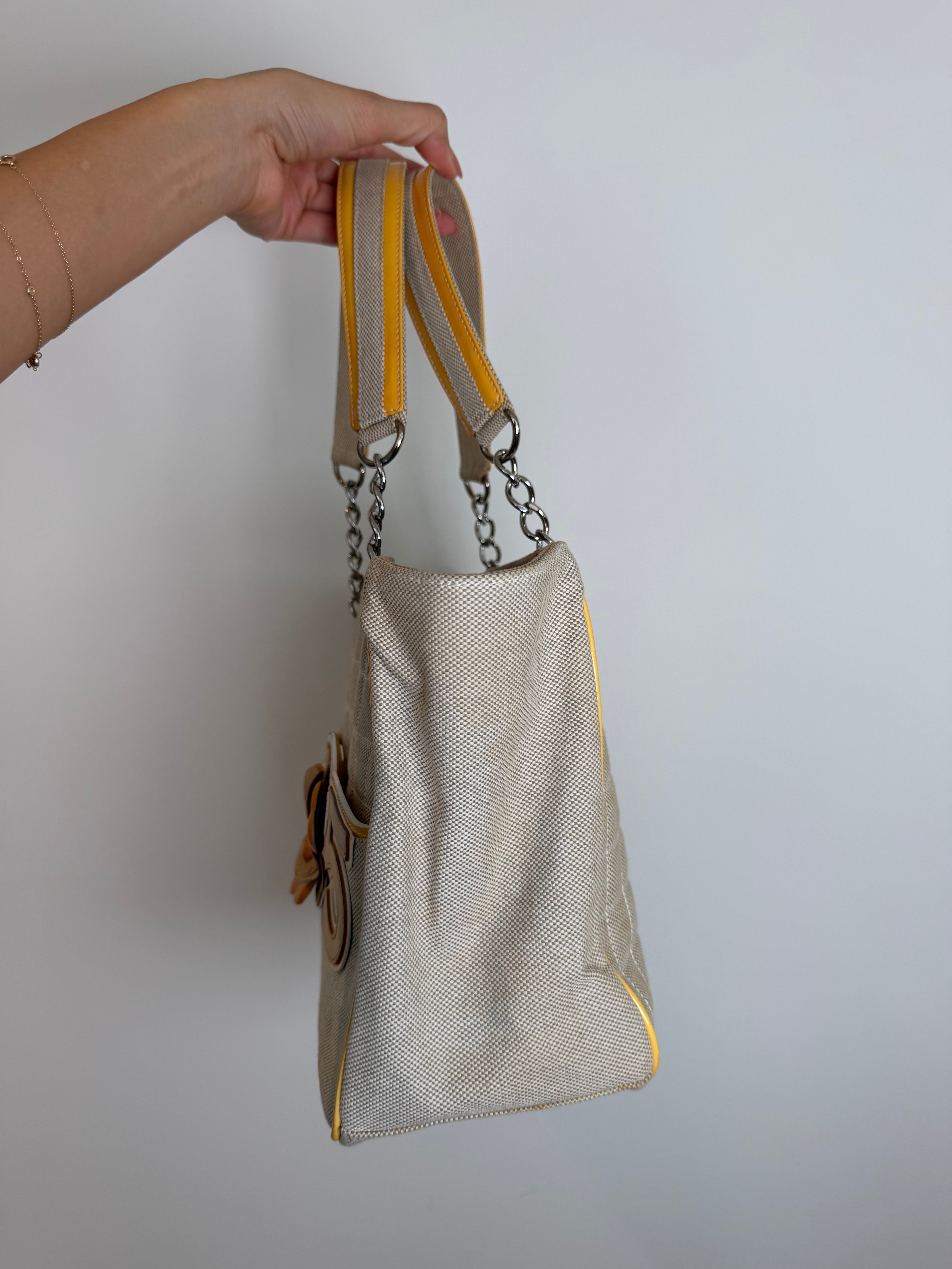 Chanel Camellia No. 5 Patent Tote Bag