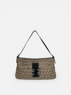 Fendi Zucchino Mamma Shoulder Bag