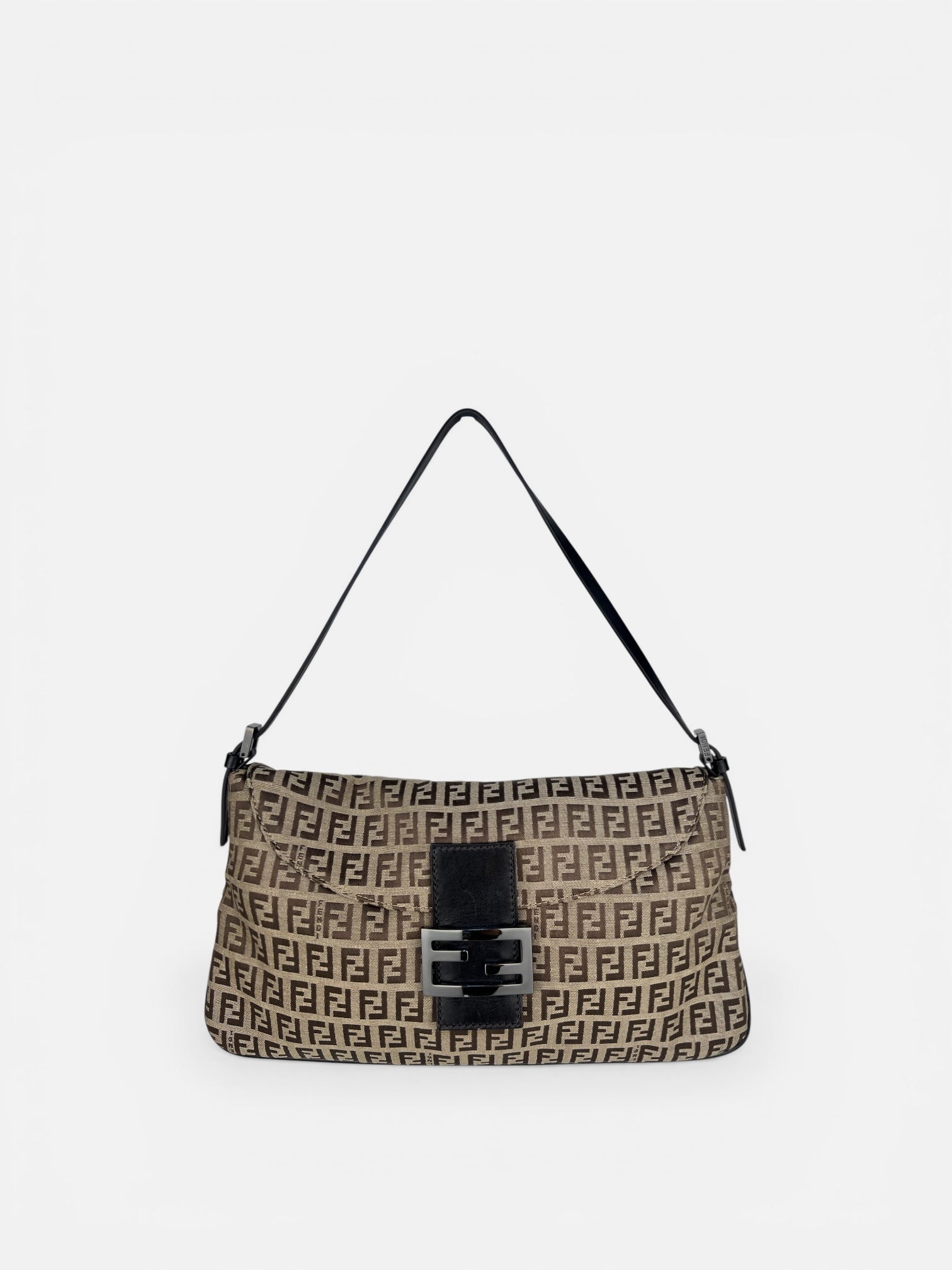 Fendi Zucchino Mamma Shoulder Bag