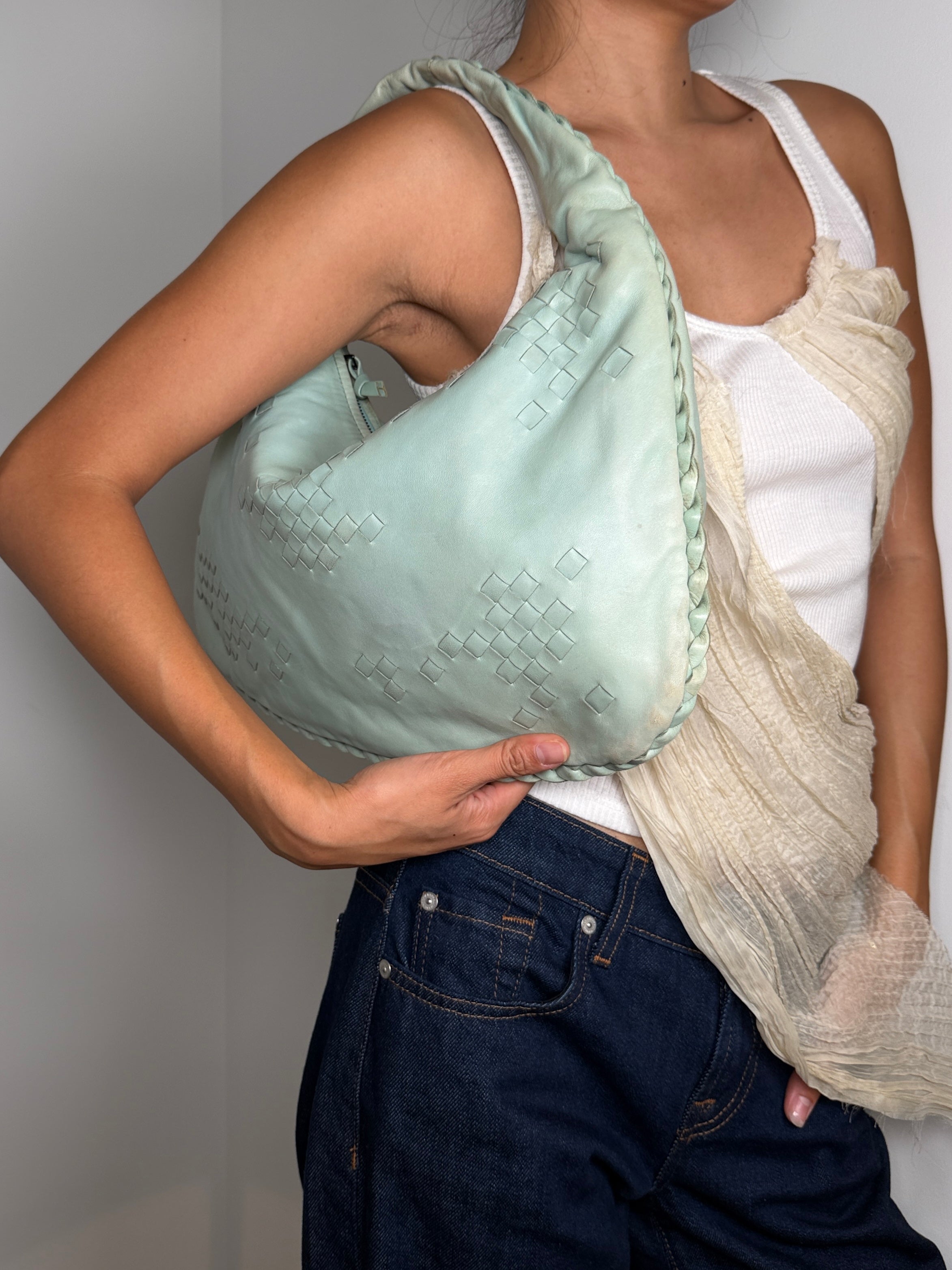 Bottega Veneta Intrecciato Hobo Bag