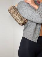 Fendi Zucchino Mini Barrel Pochette
