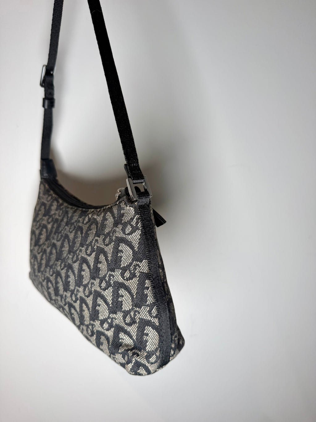 Christian Dior Black Trotter Shoulder Bag