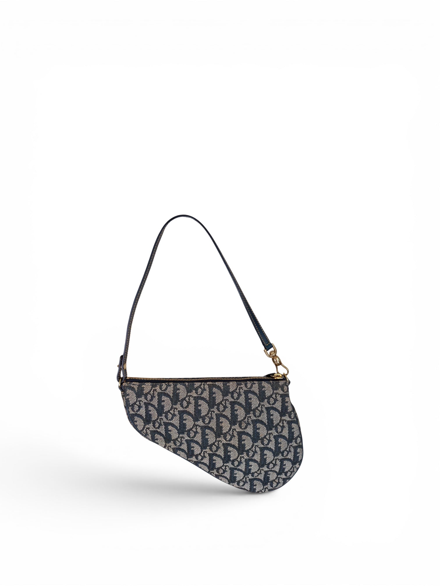 Christian Dior Trotter Monogram Saddle Pochette Bag
