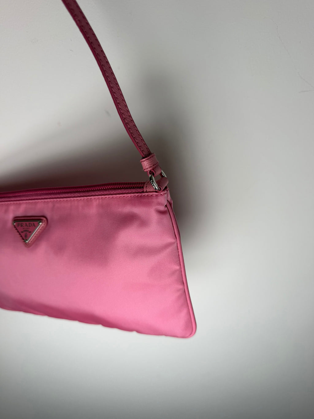 Prada Vela Pochette Bag in Pink