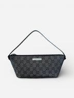 Gucci Denim GG Boat Pochette Bag