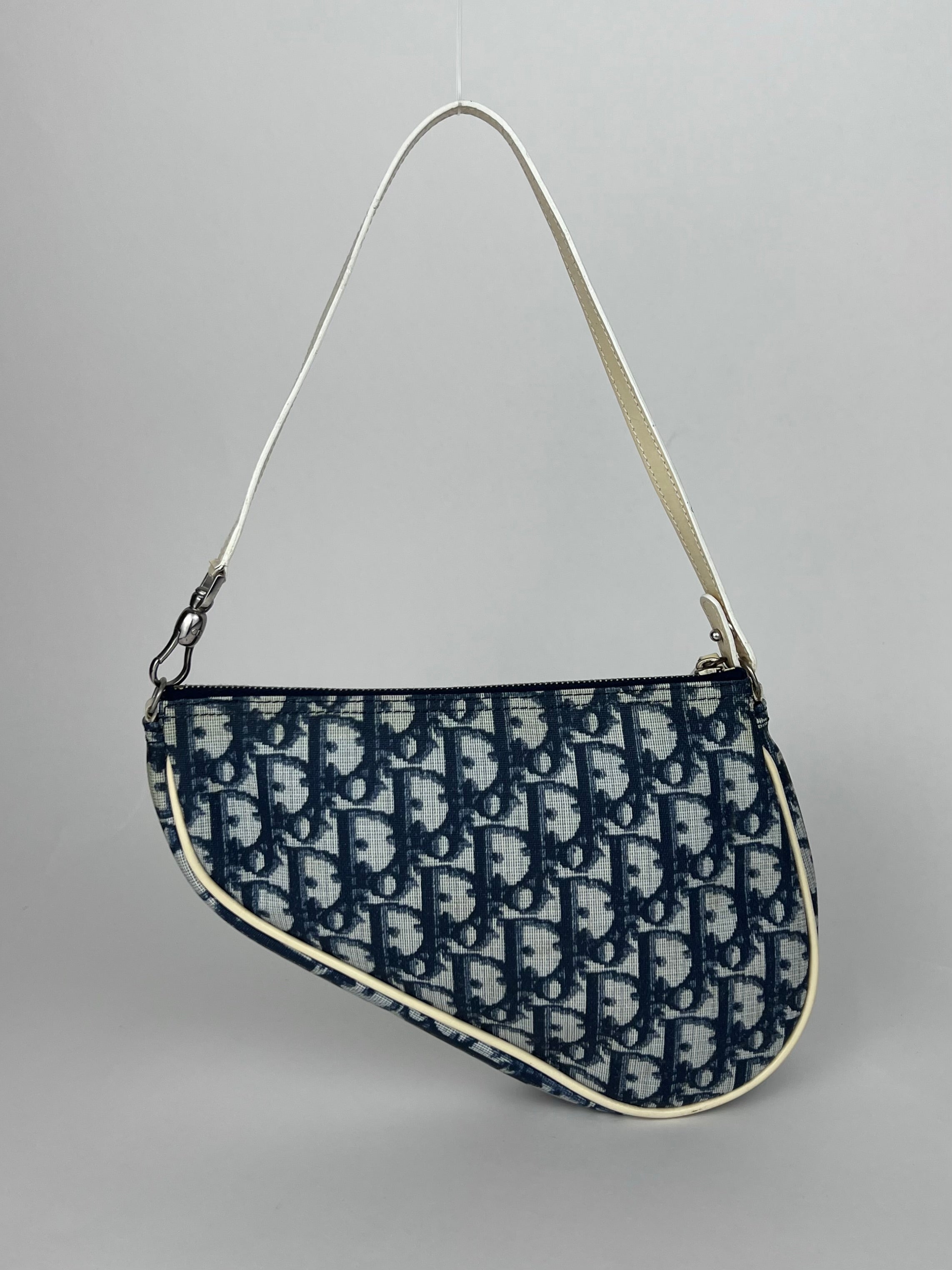 Dior Trotter Saddle Navy Pochette