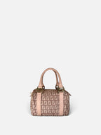 Fendi Zucca Mini Logo Boston Bag