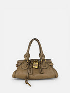 Chloe Paddington Shoulder Bag in Taupe