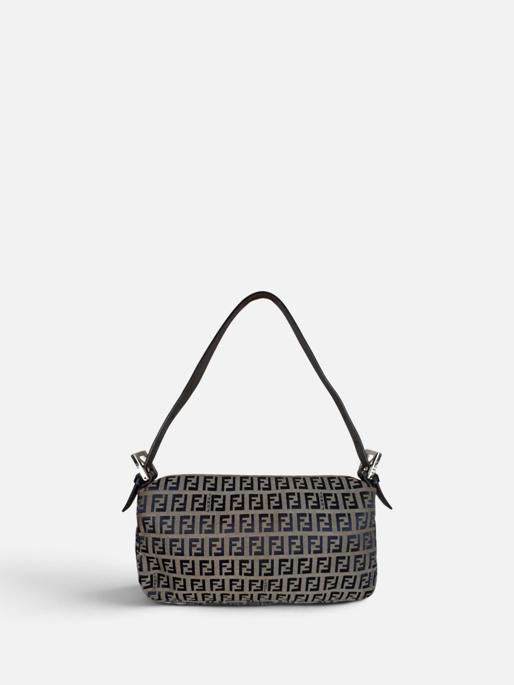 Fendi Baguette in Navy Zucca Print