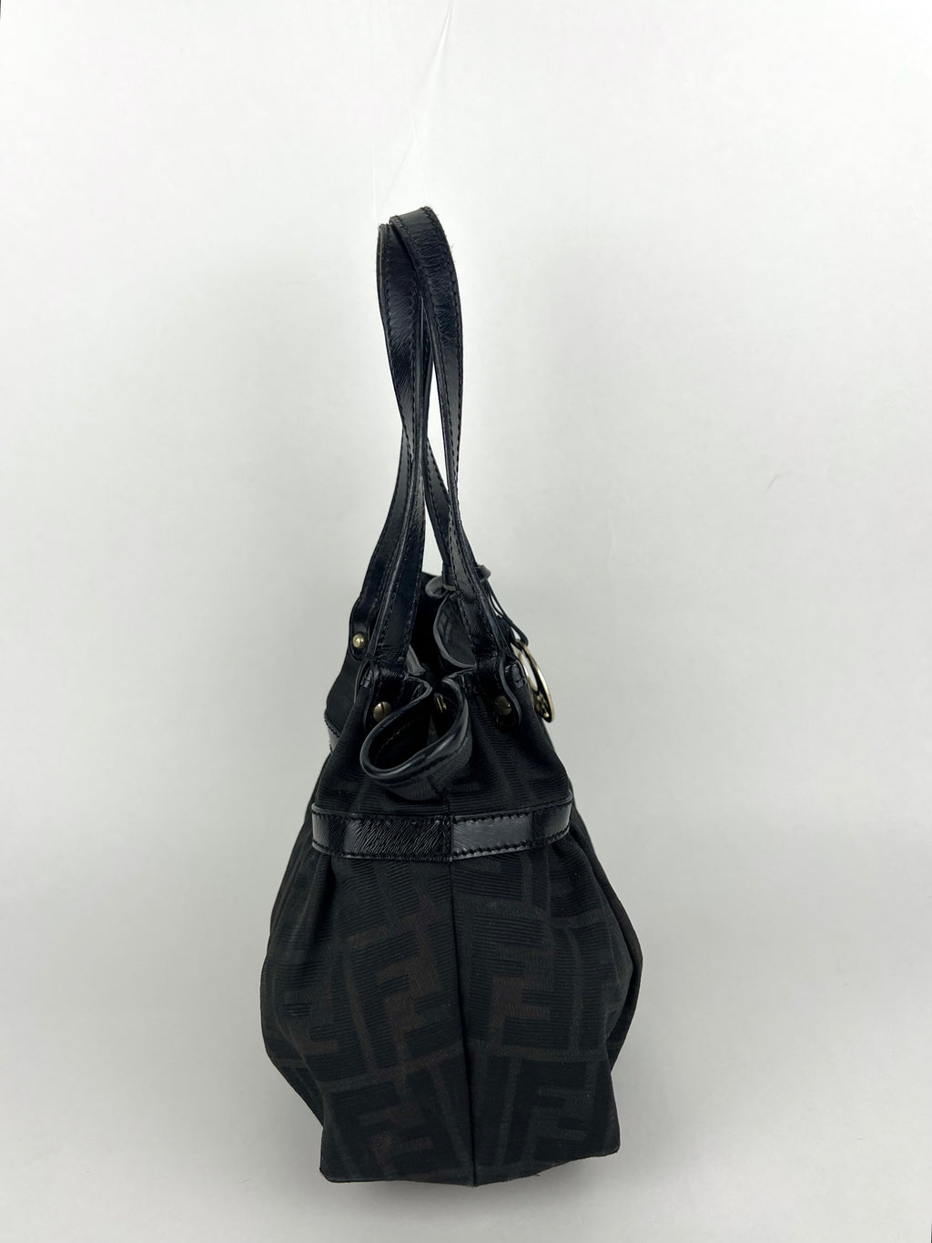 Fendi Zucca Mare Charm Tote Bag