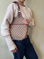 Gucci Canvas Hobo Bag