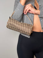 Fendi Zucchino Mini Barrel Pochette
