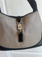 Gucci Jackie Canvas Shoulder Bag