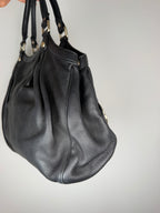 Gucci Sukey Black Charm Hobo Bag