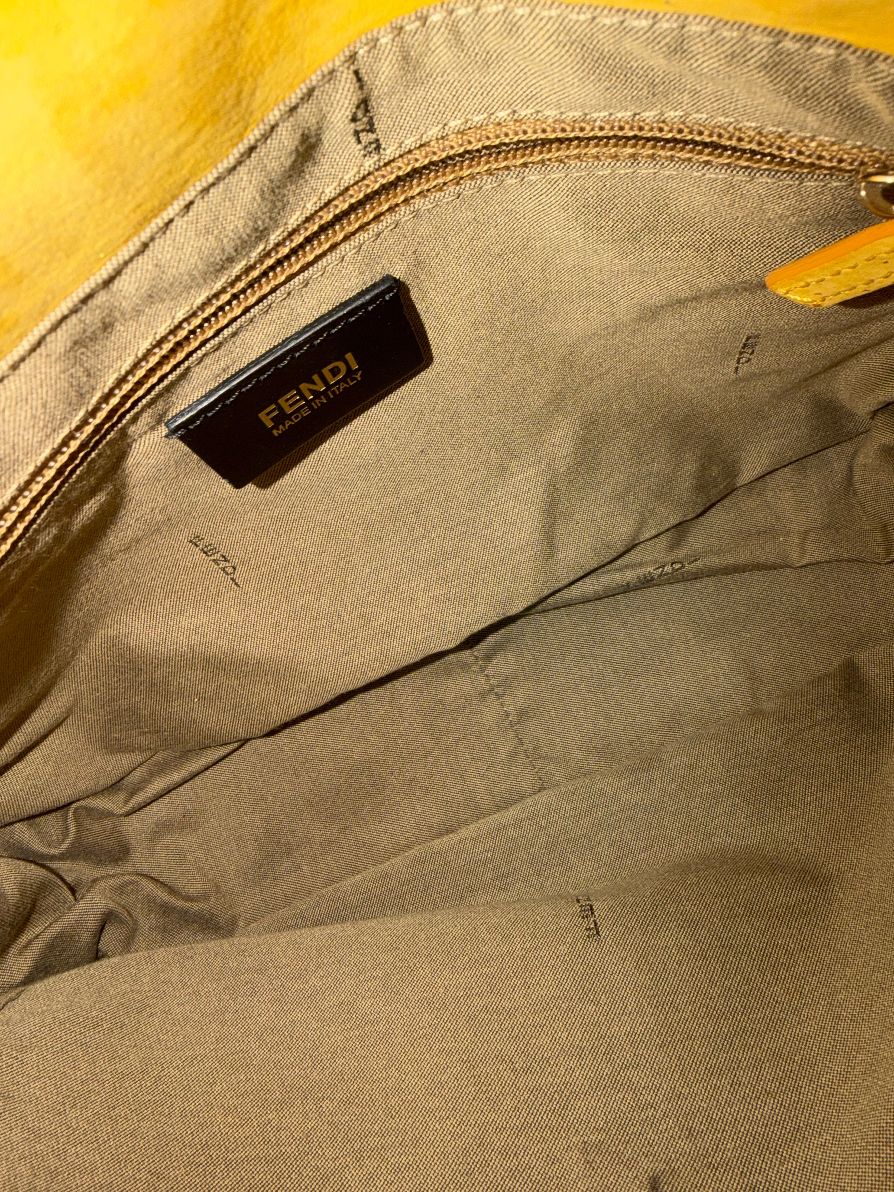Fendi Nubuck Mamma Baguette Shoulder bag