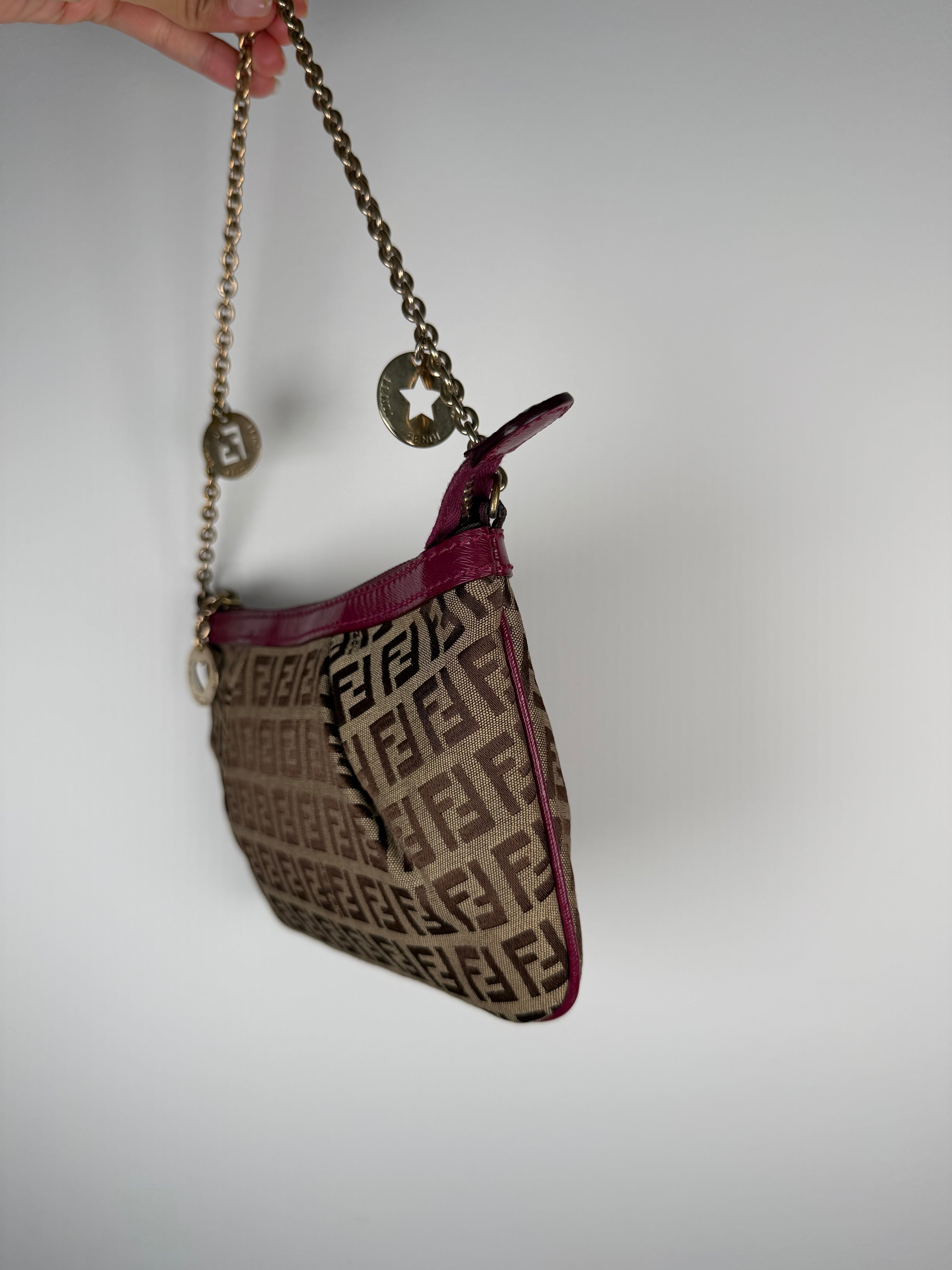 Fendi Zucchino Chain Forever Pochette
