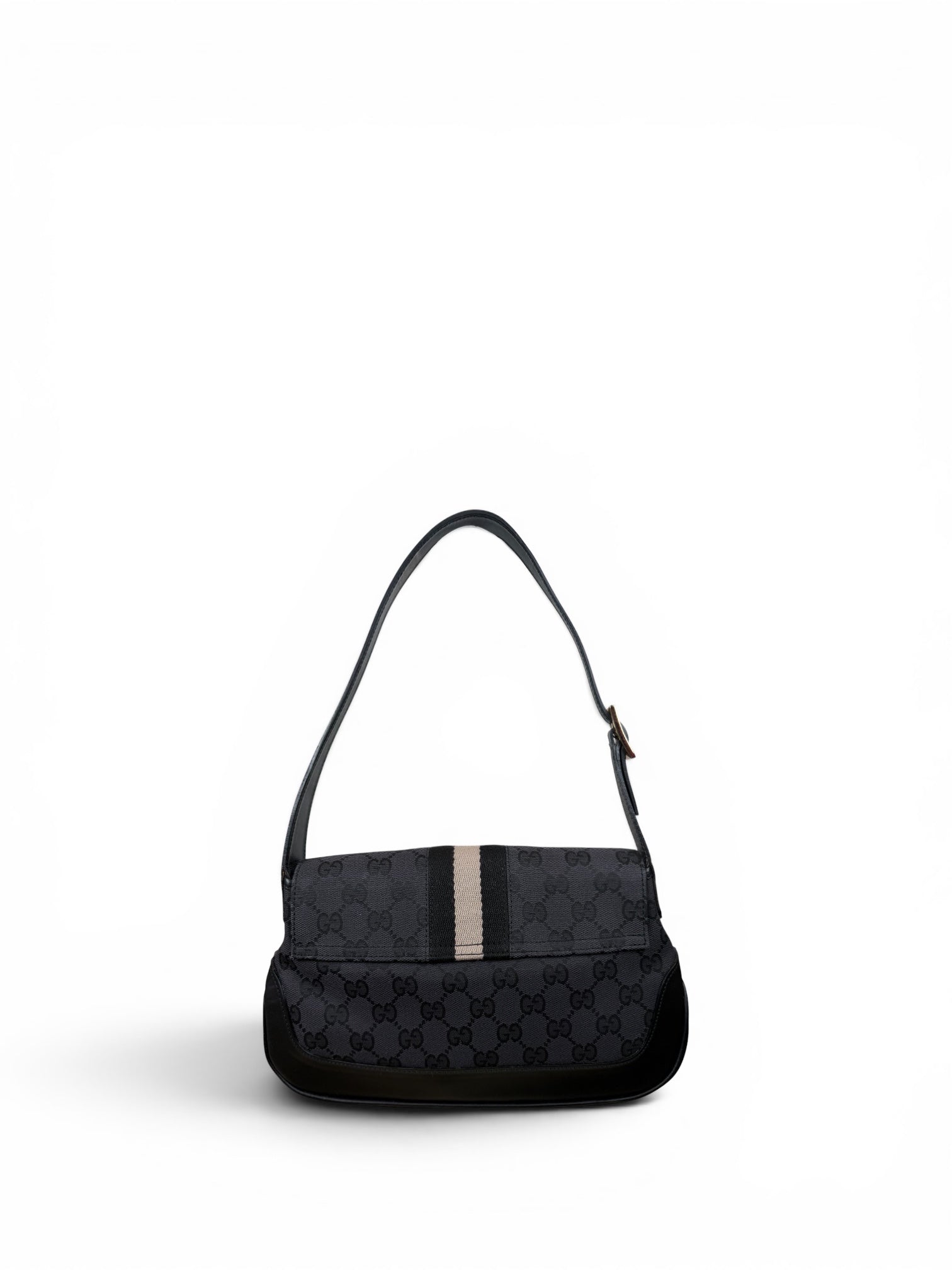 Gucci Small Jackie Monogram Stripe Bag