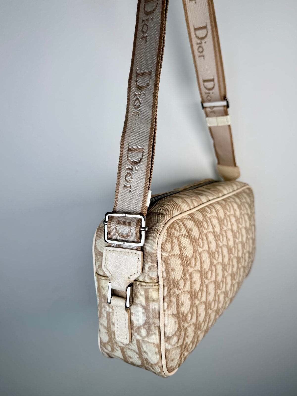 Christian Dior Embroidered Trotter Camera Bag