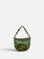 Gucci Blondie Logo Leather Shoulder Bag
