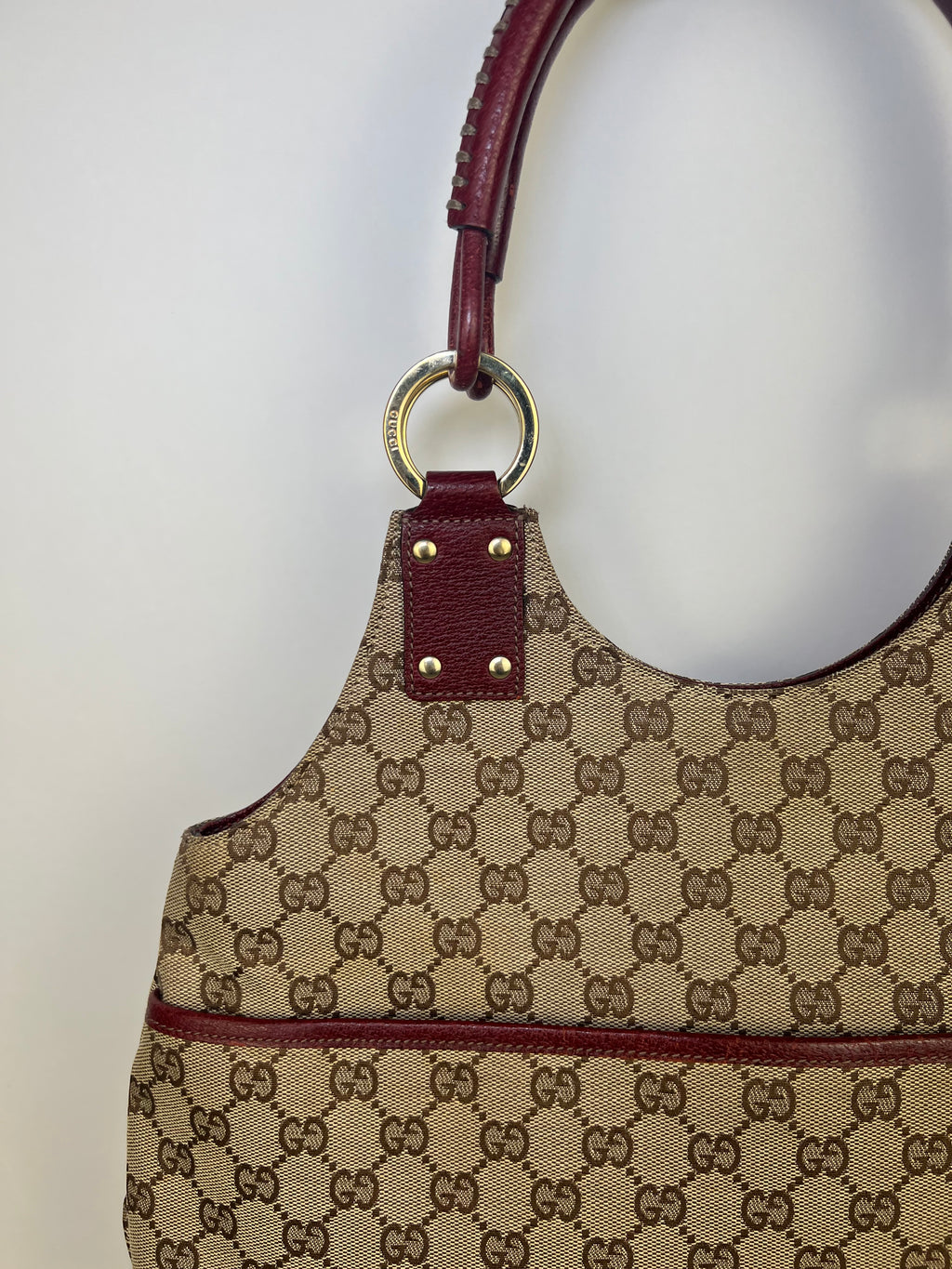 Gucci Canvas Hobo Bag