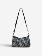 Christian Dior Navy Trotter Shoulder Bag