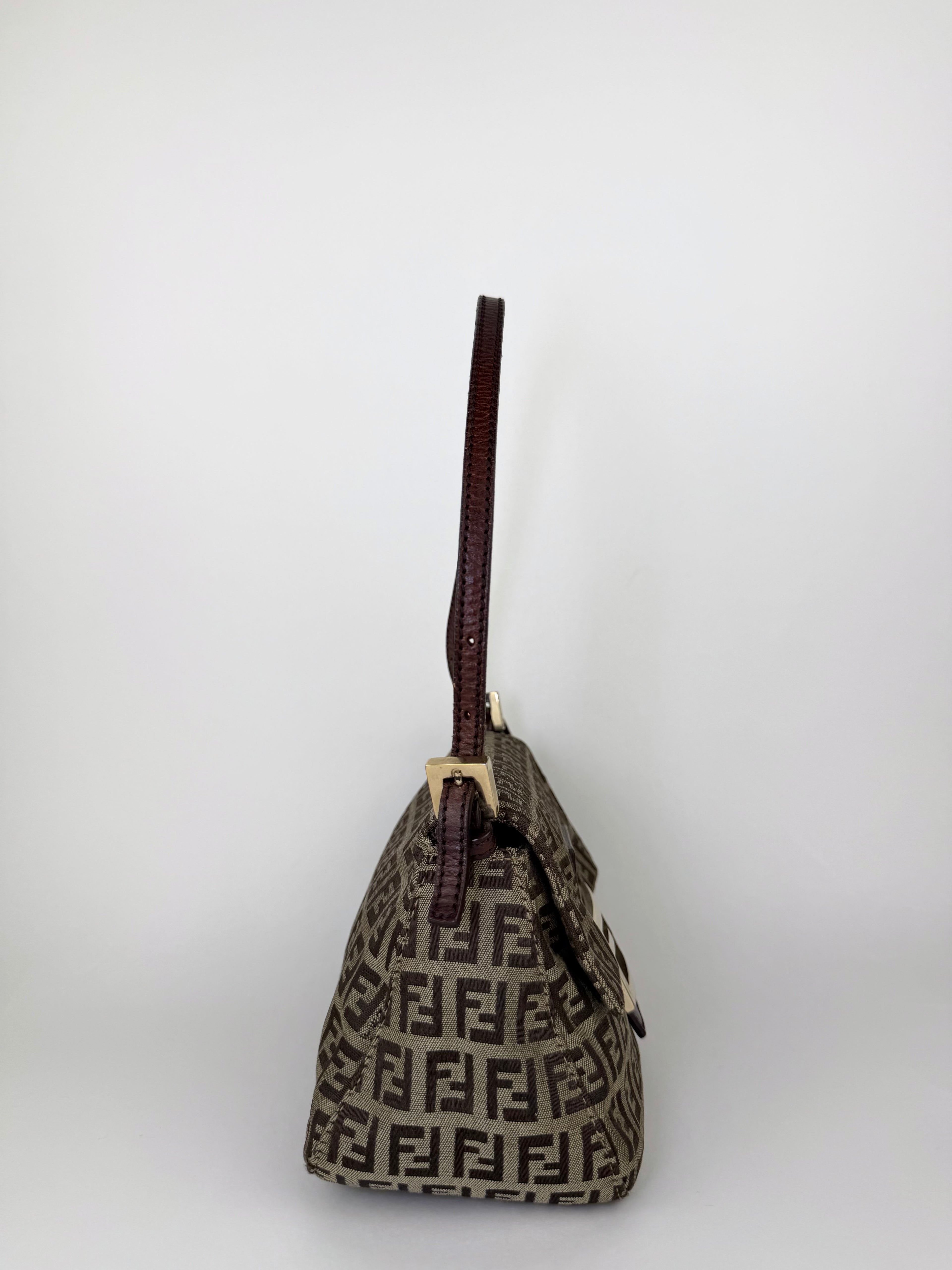 Fendi Zucchino Vitello Mini Mamma Baguette