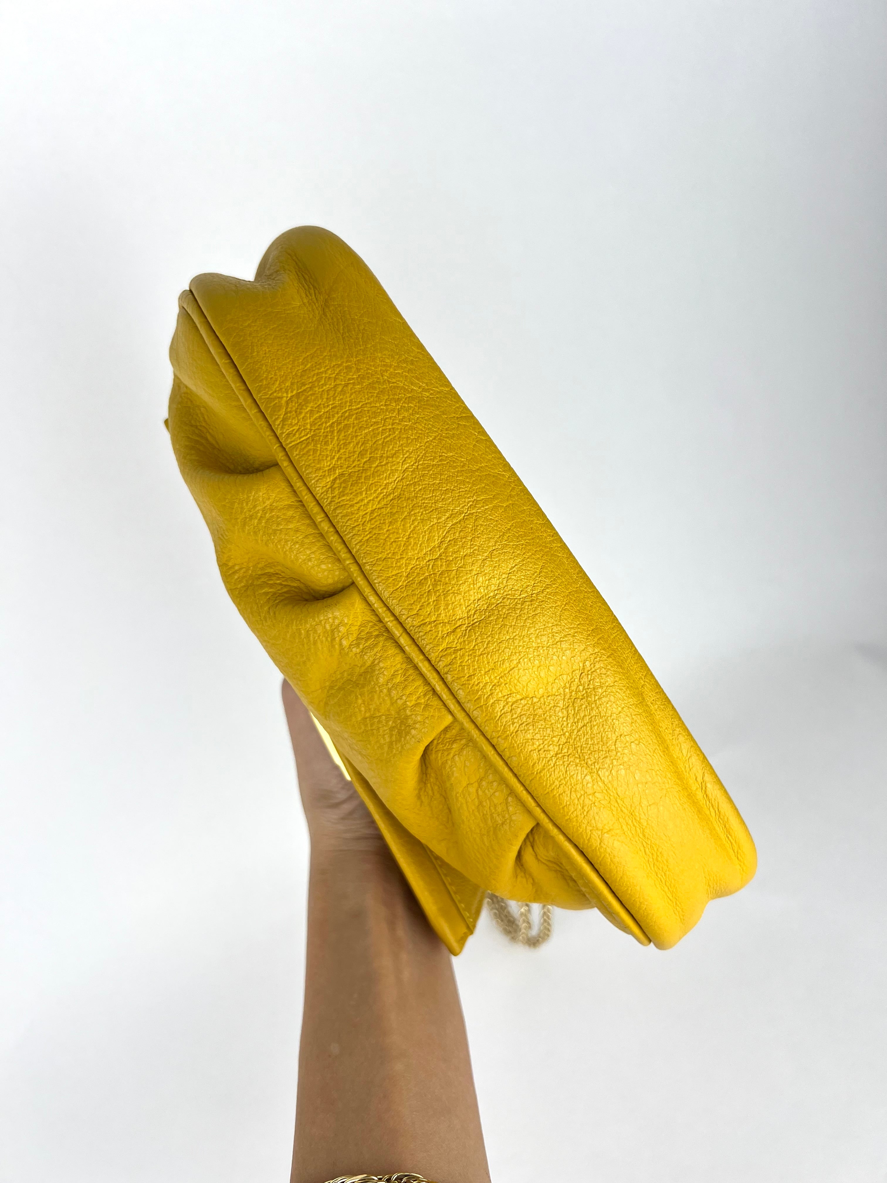 Fendi Fendista Leather Crossbody Chain Bag