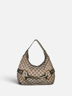 Gucci Horsebit Chain Shoulder Hobo Bag