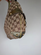 Gucci Horsebit Chain Shoulder Hobo Bag