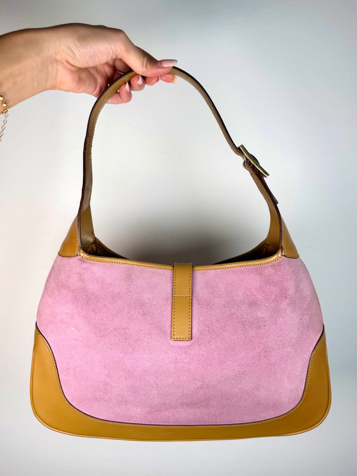 Gucci Jackie Suede Shoulder Bag