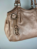 Gucci Hobo Rose Gold Sukey Medium Hobo Bag