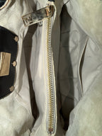 Fendi Borsa Mia Embroidered Linen Bag