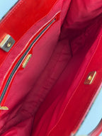 Fendi Vintage FF Leopard Print Tote