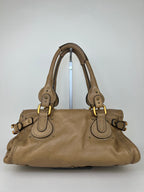 Chloe Paddington Shoulder Bag in Taupe