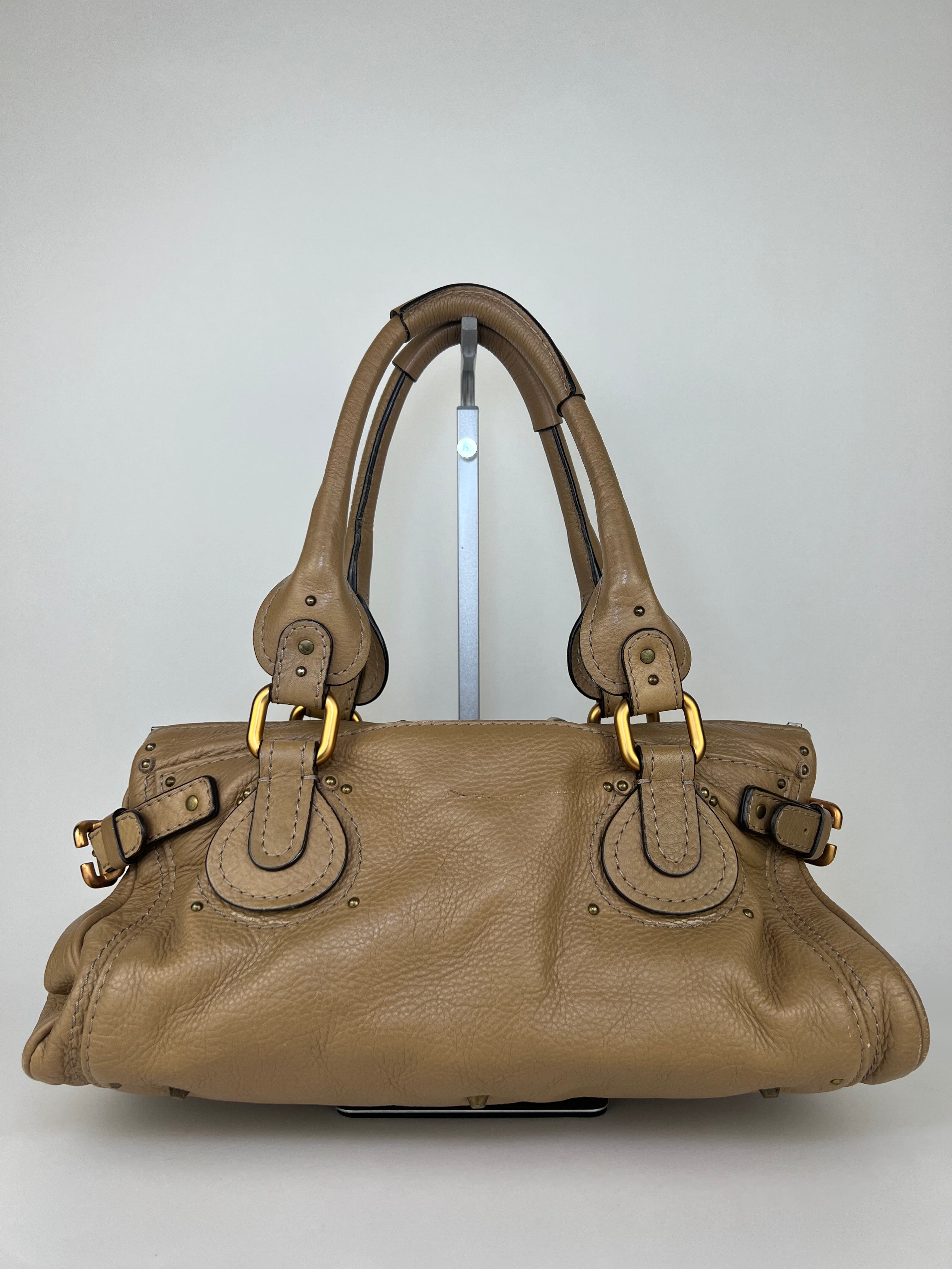 Chloe Paddington Shoulder Bag in Taupe
