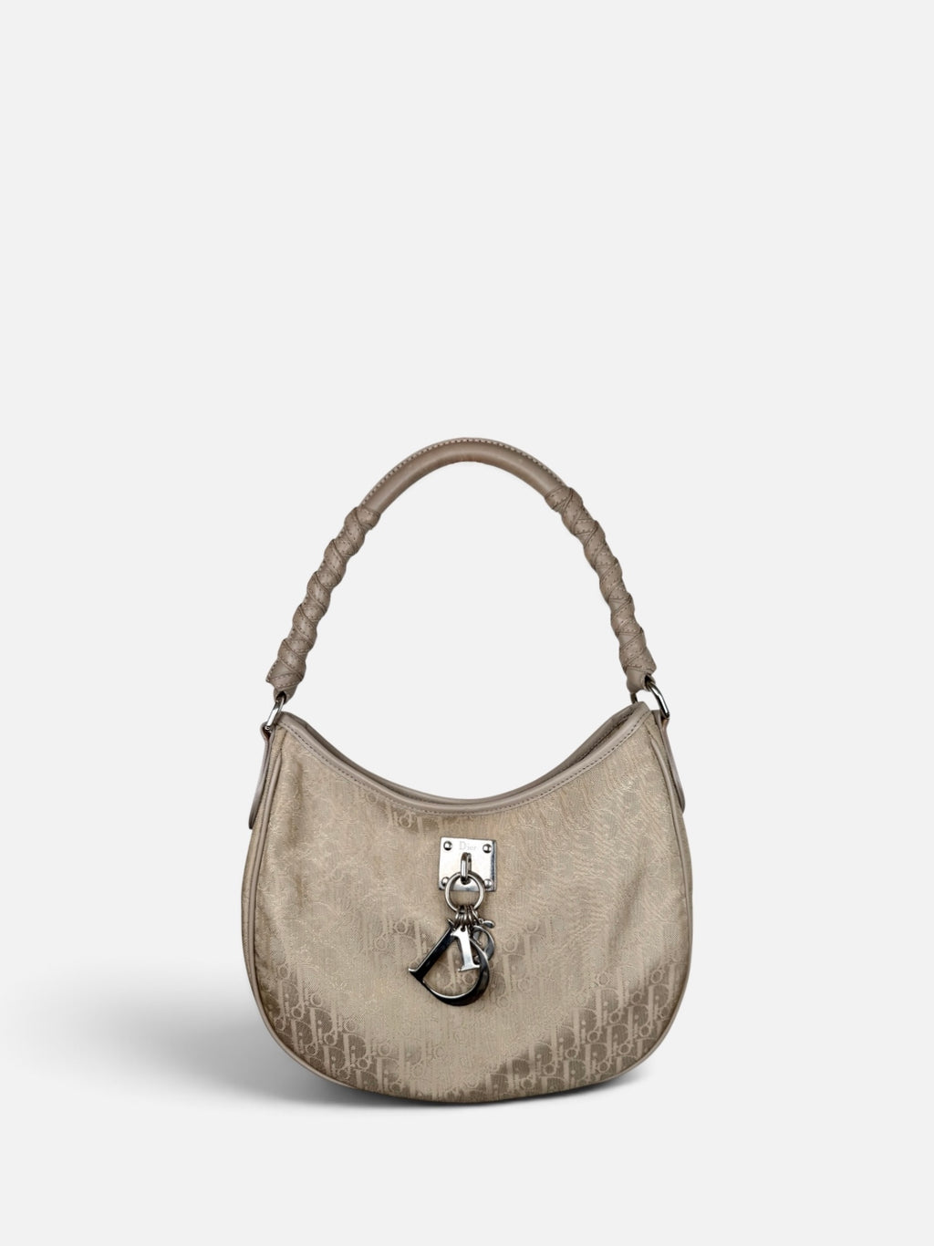 Christian Dior Cream Diorissimo Lovely Charms Hobo Bag