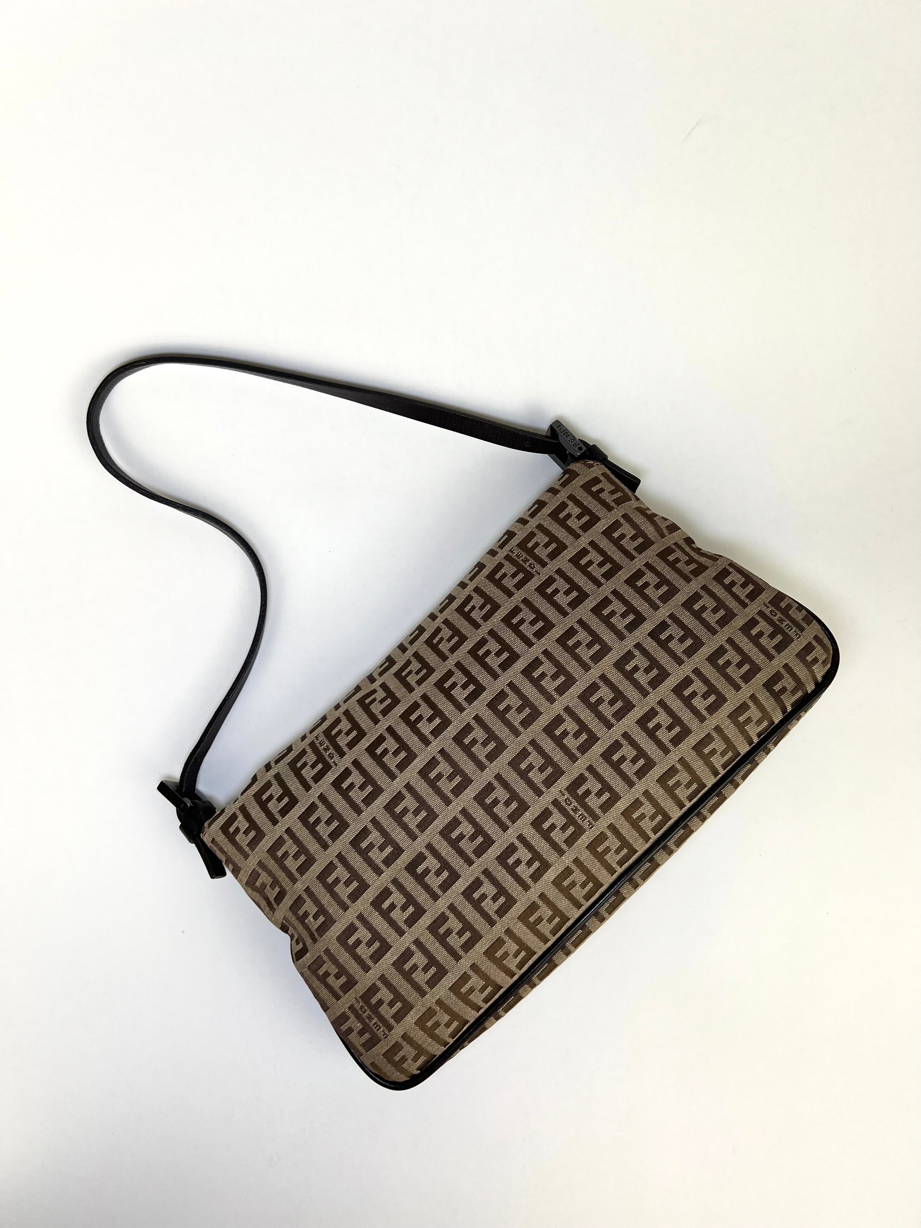 Fendi Zucchino Mamma Shoulder Bag