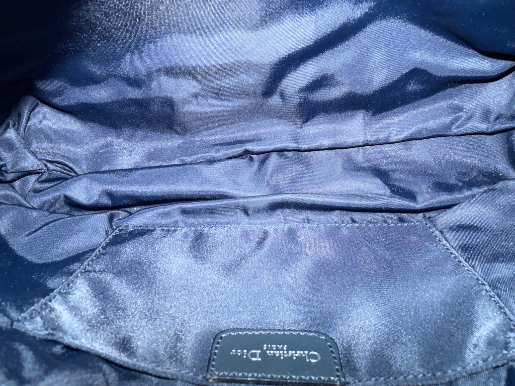 Christian Dior Navy Trotter Bag
