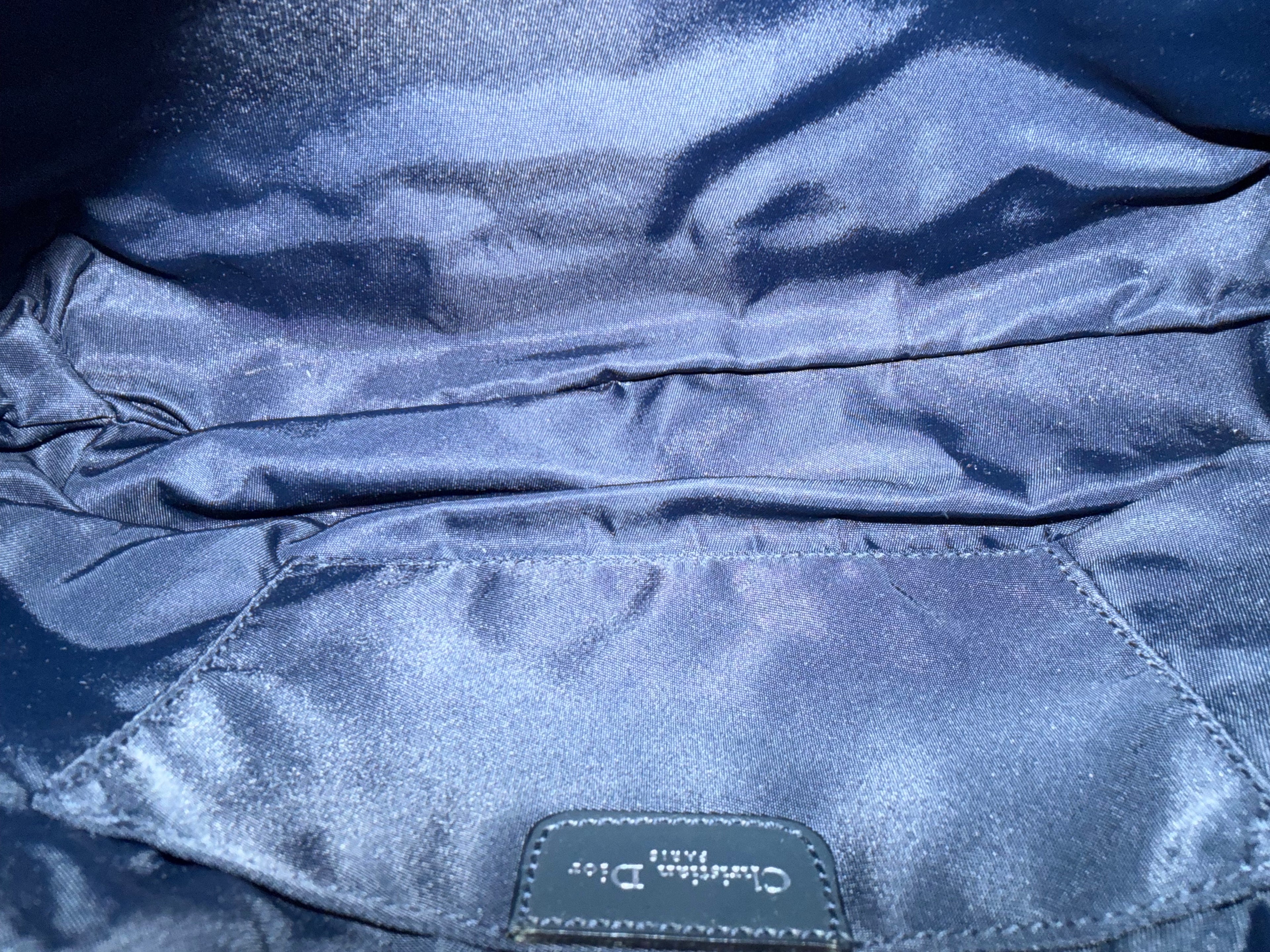 Christian Dior Navy Trotter Bag